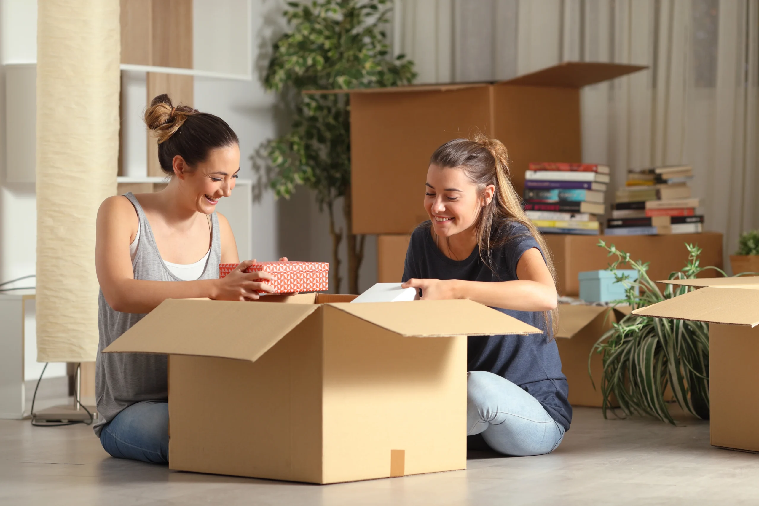 Ladies Supporting Stress Free Move By Packed To Perfection